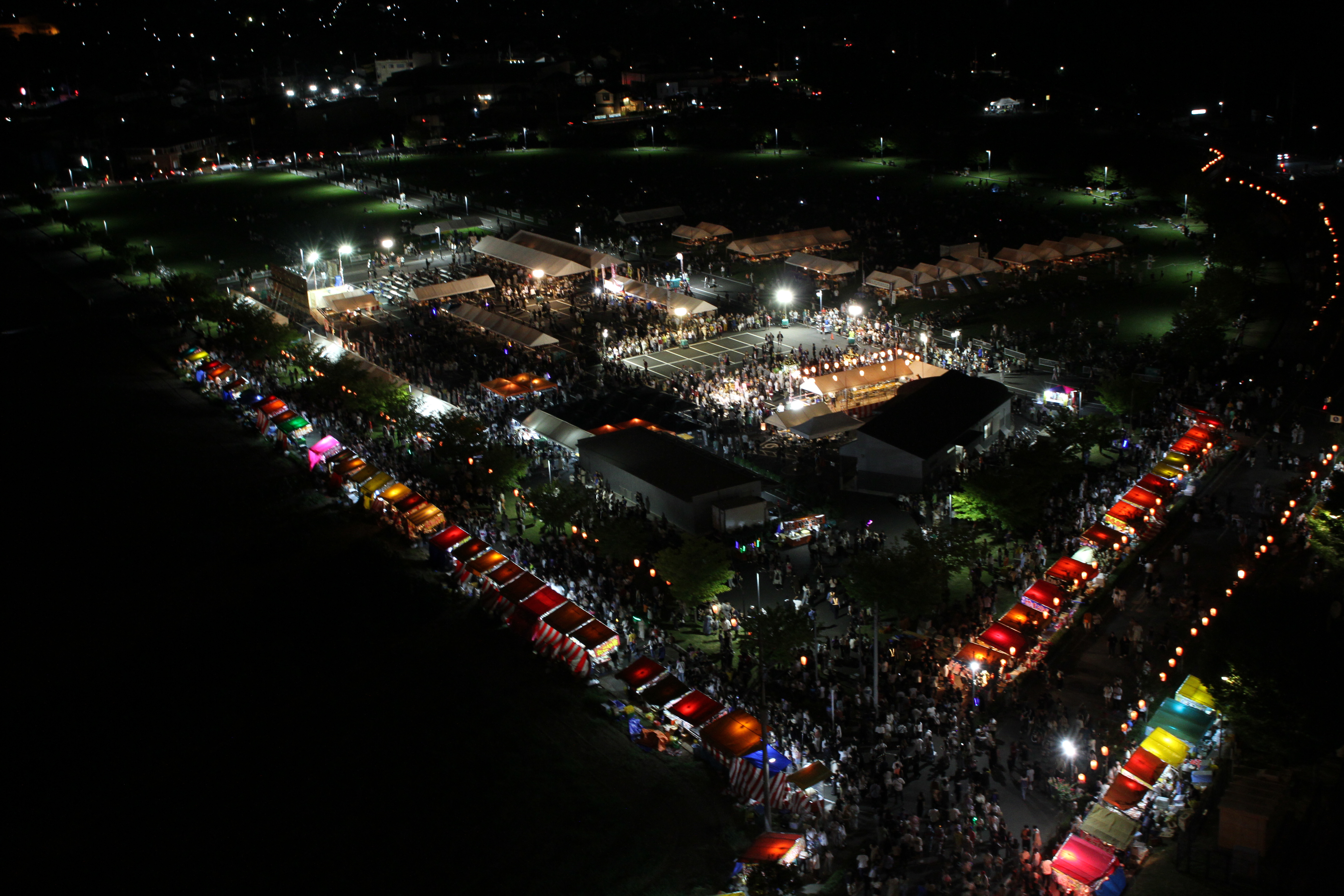 2023祭り当日の夜景