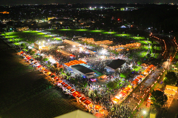 2019おうら祭り夜景