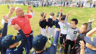 タグラグビーの一幕