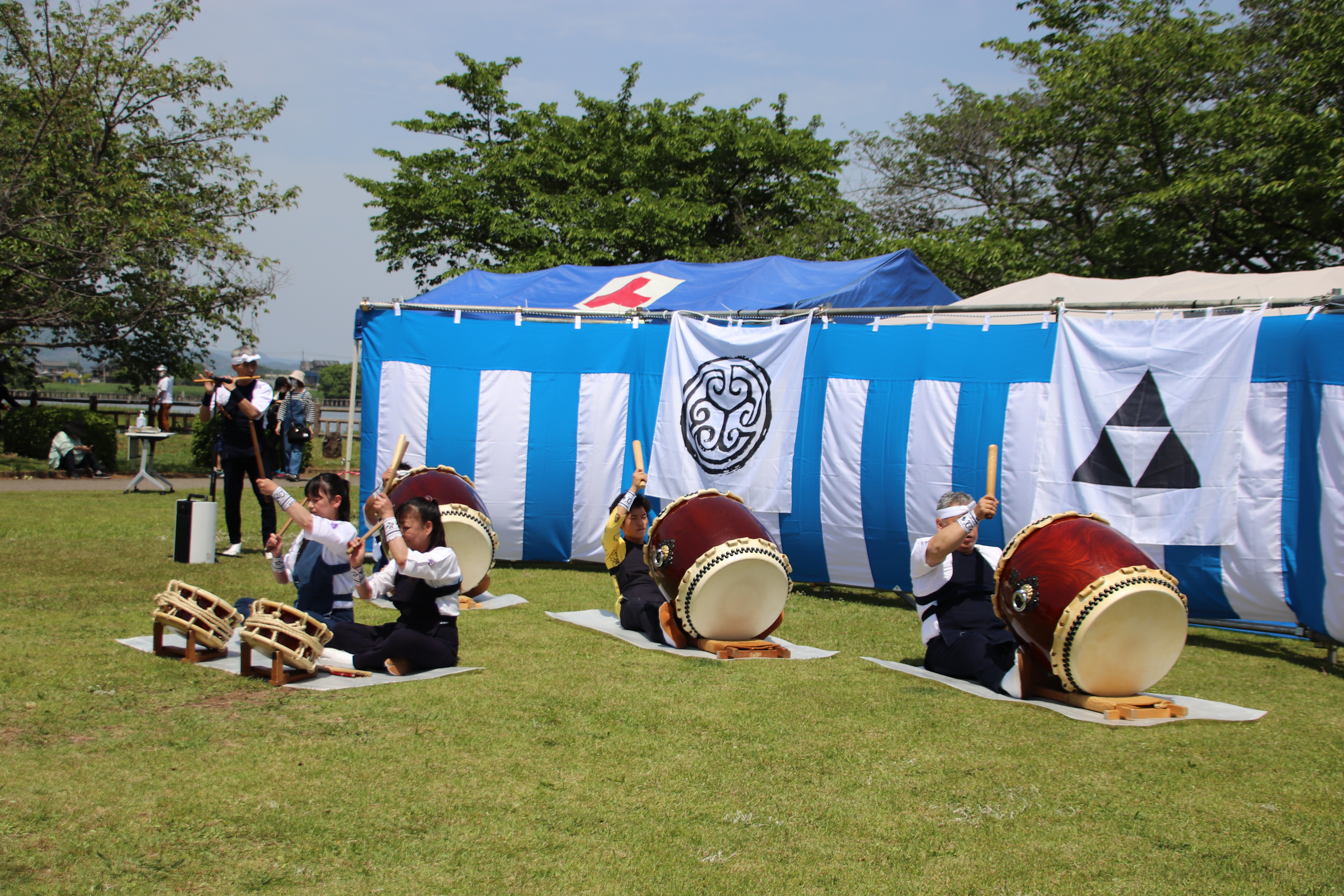 和太鼓パフォーマンスの様子