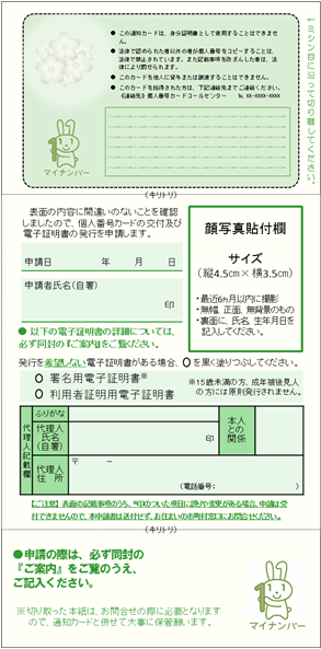 交付申請書裏