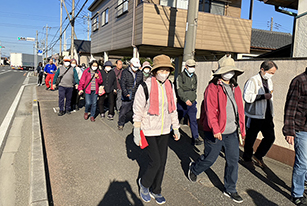 実際のコースを歩く