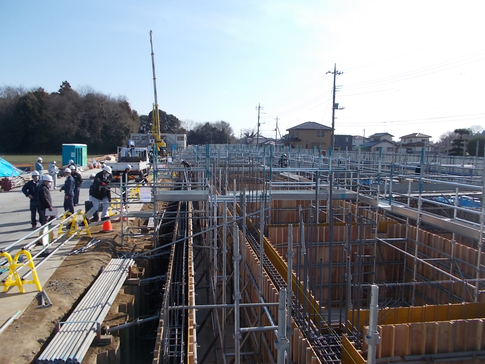 コンクリート、配筋工事継続中（1月15日）④