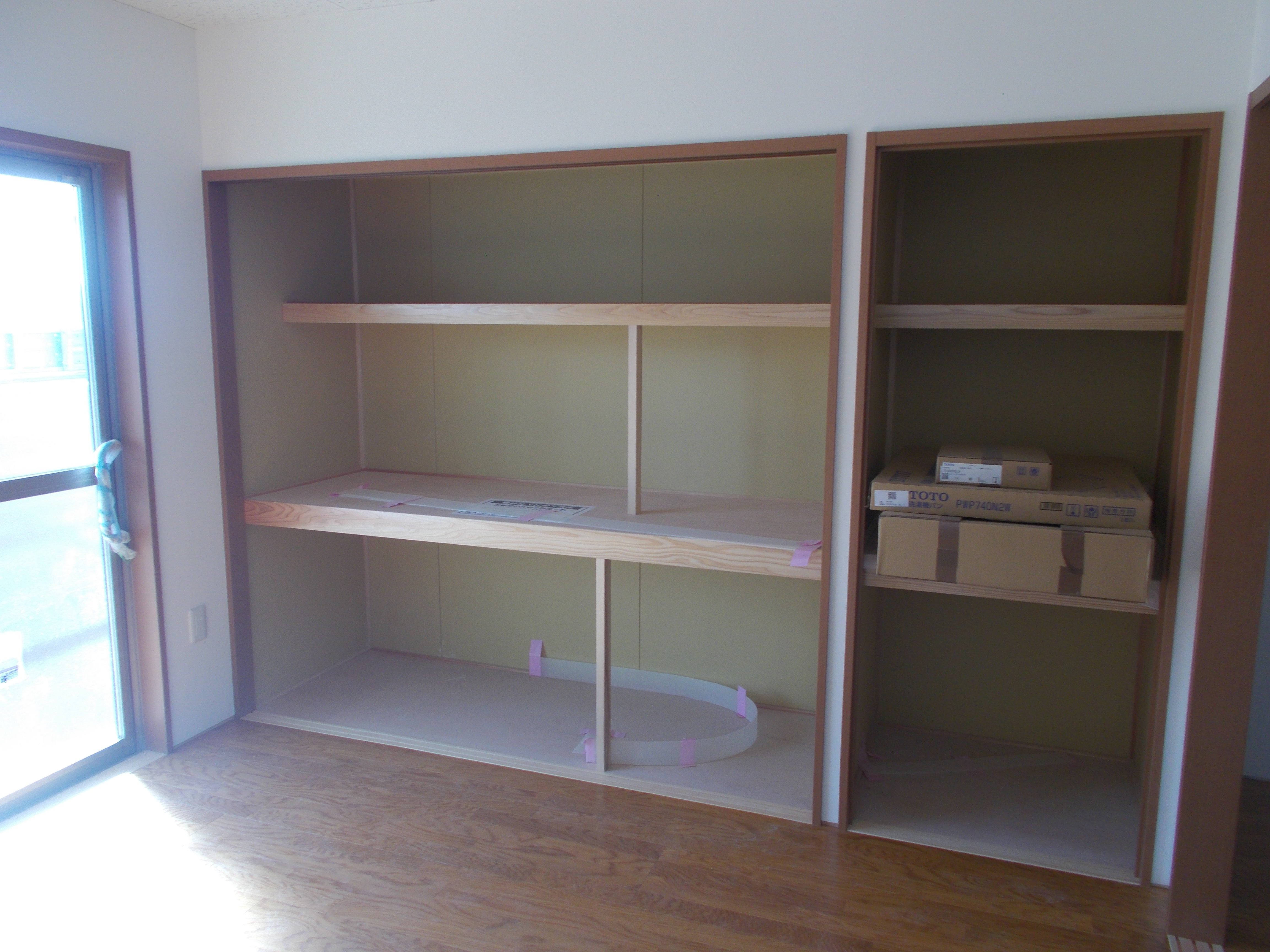 部屋の施工状況1DK(10月時点)3