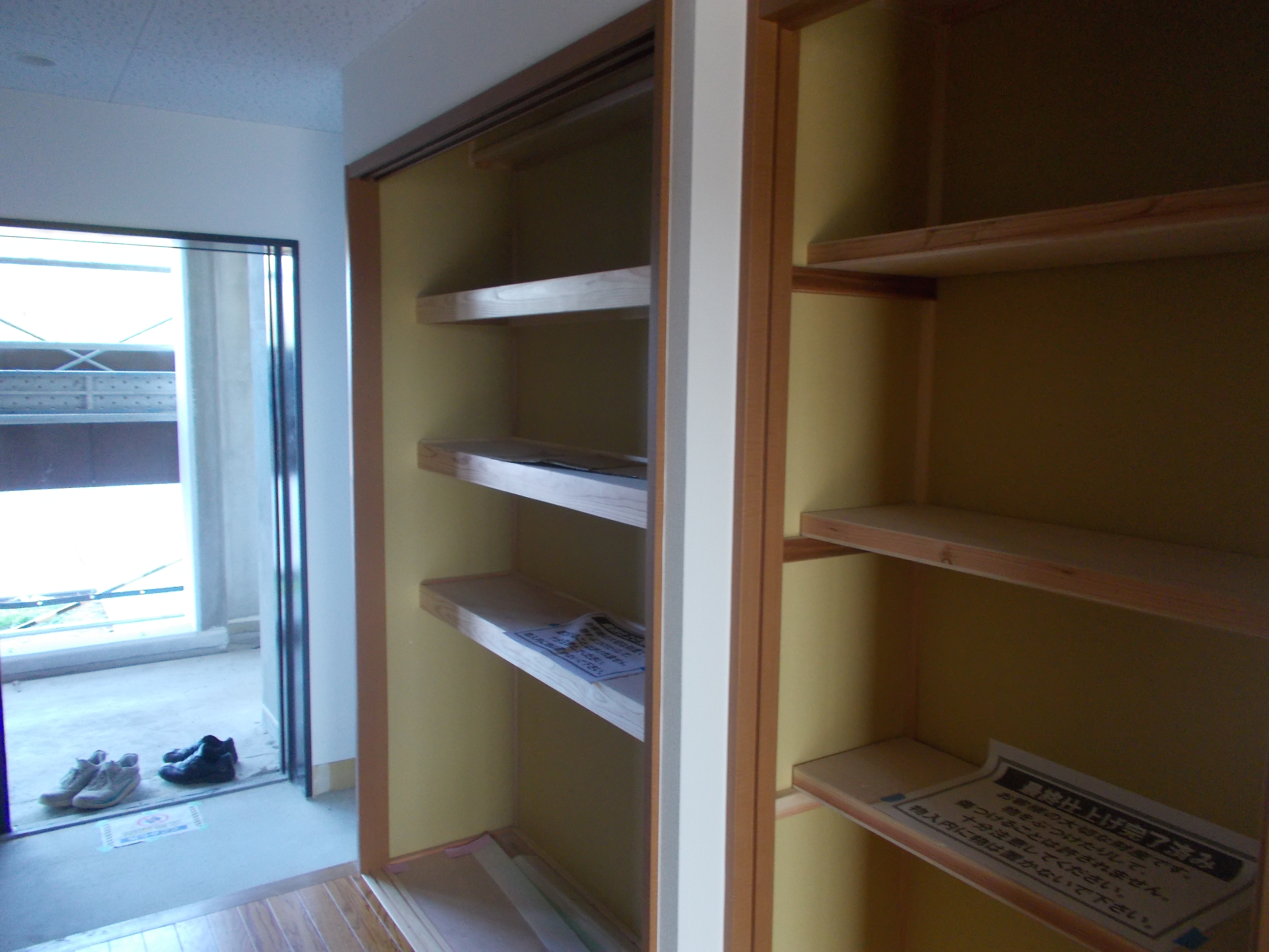 部屋の施工状況1DK(10月時点)7