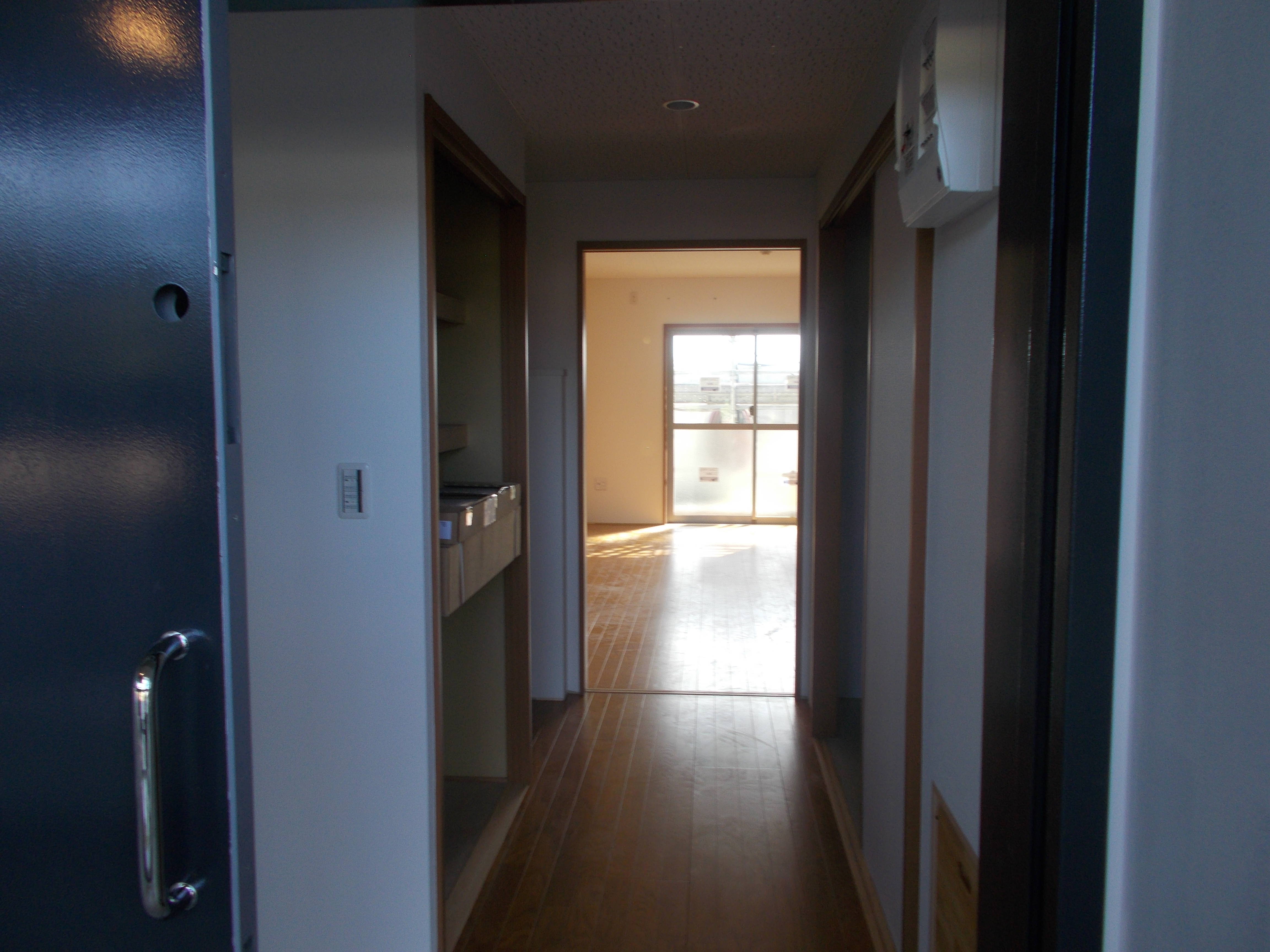 部屋の施工状況1K(10月時点)