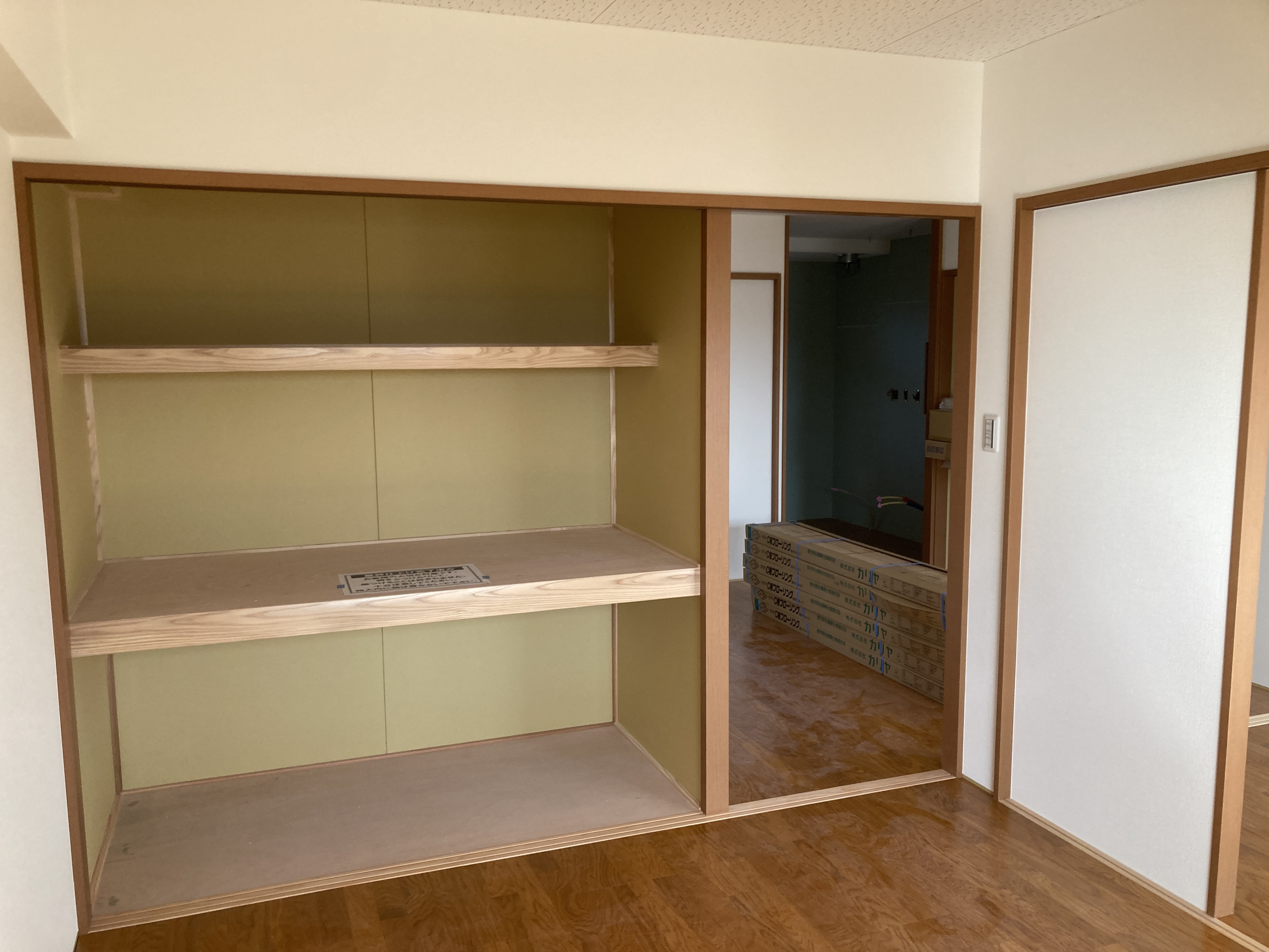 部屋の施工状況2DK(10月時点)6