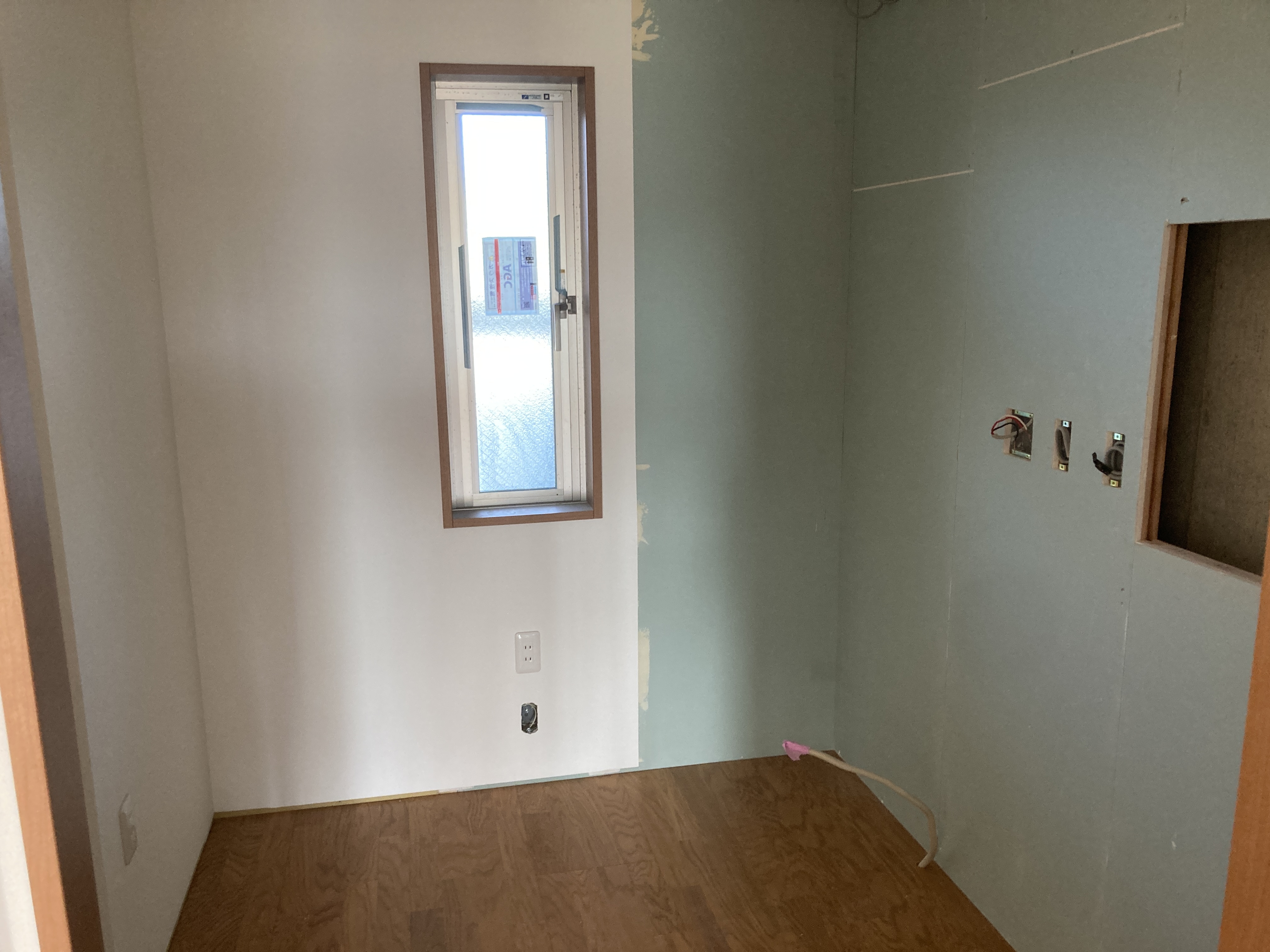 部屋の施工状況2DK(10月時点)8