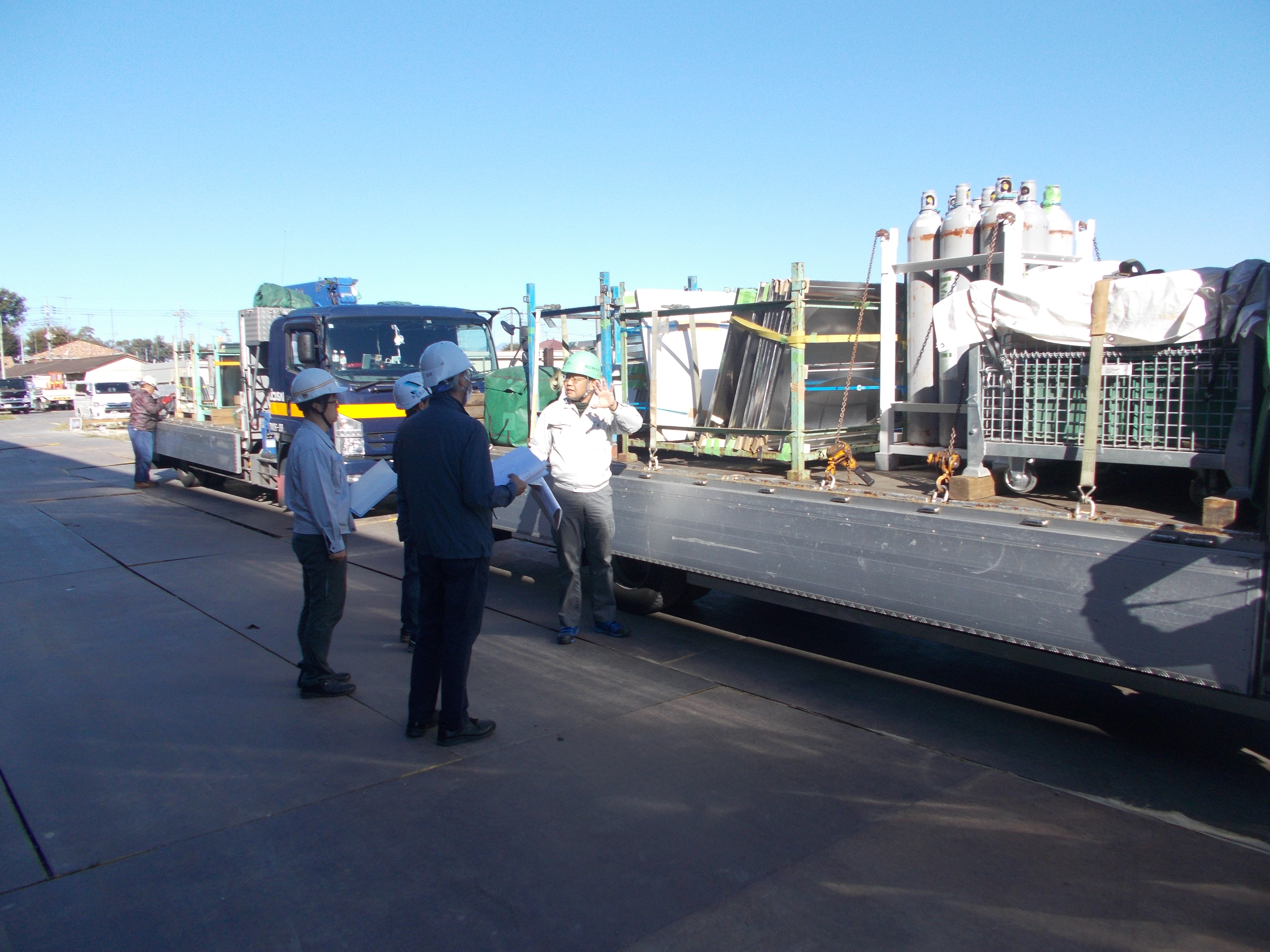 受水槽設置工事1