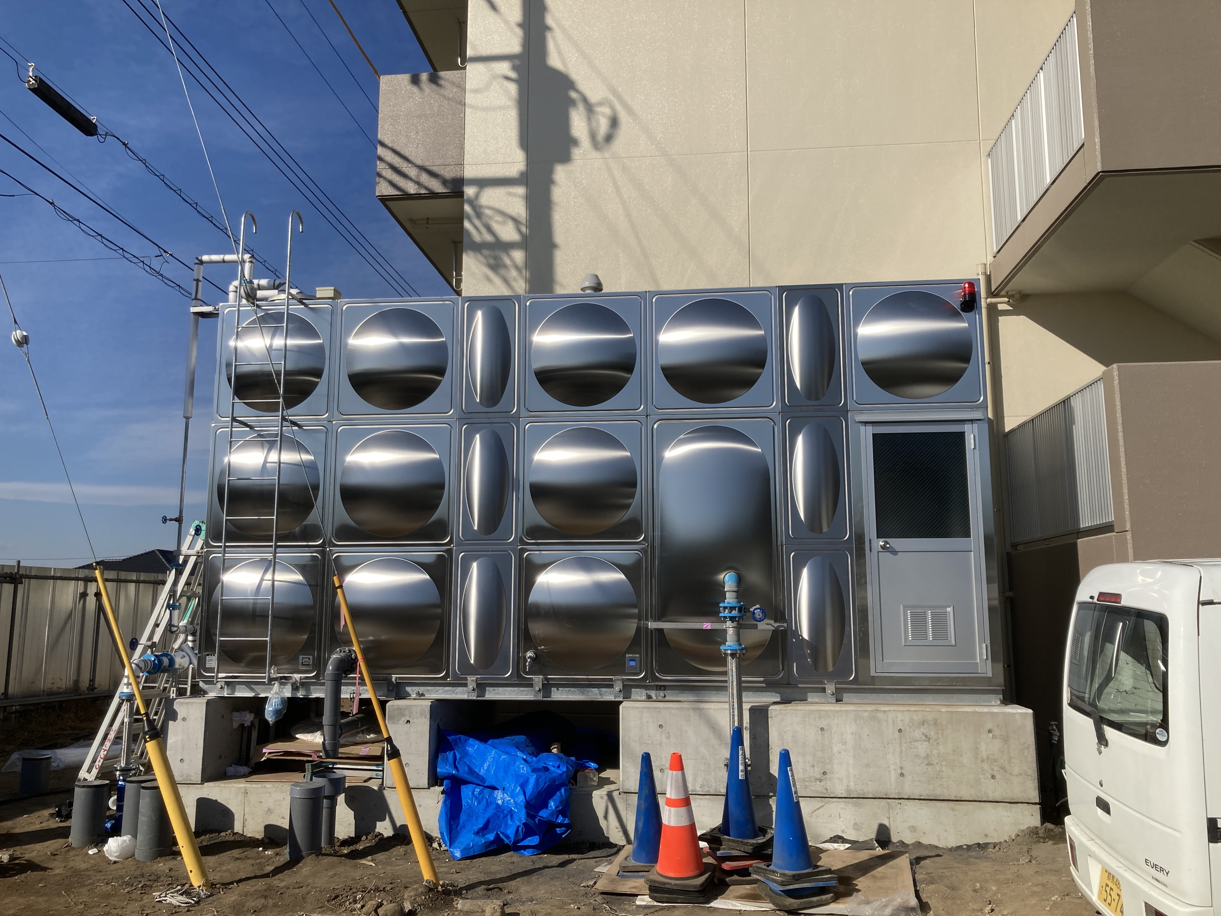 受水槽設置工事6