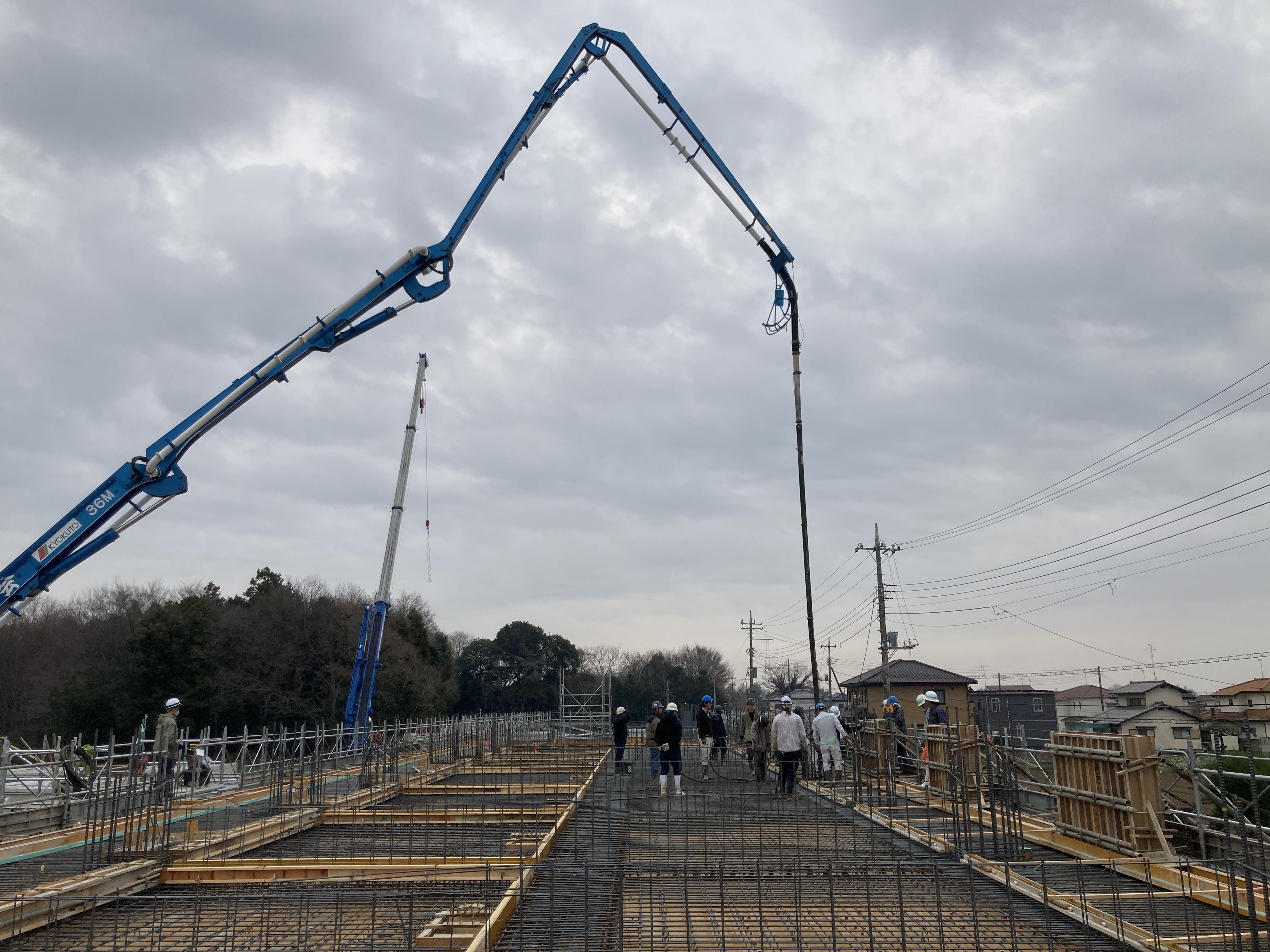 西棟2階躯体コンクリ受入3