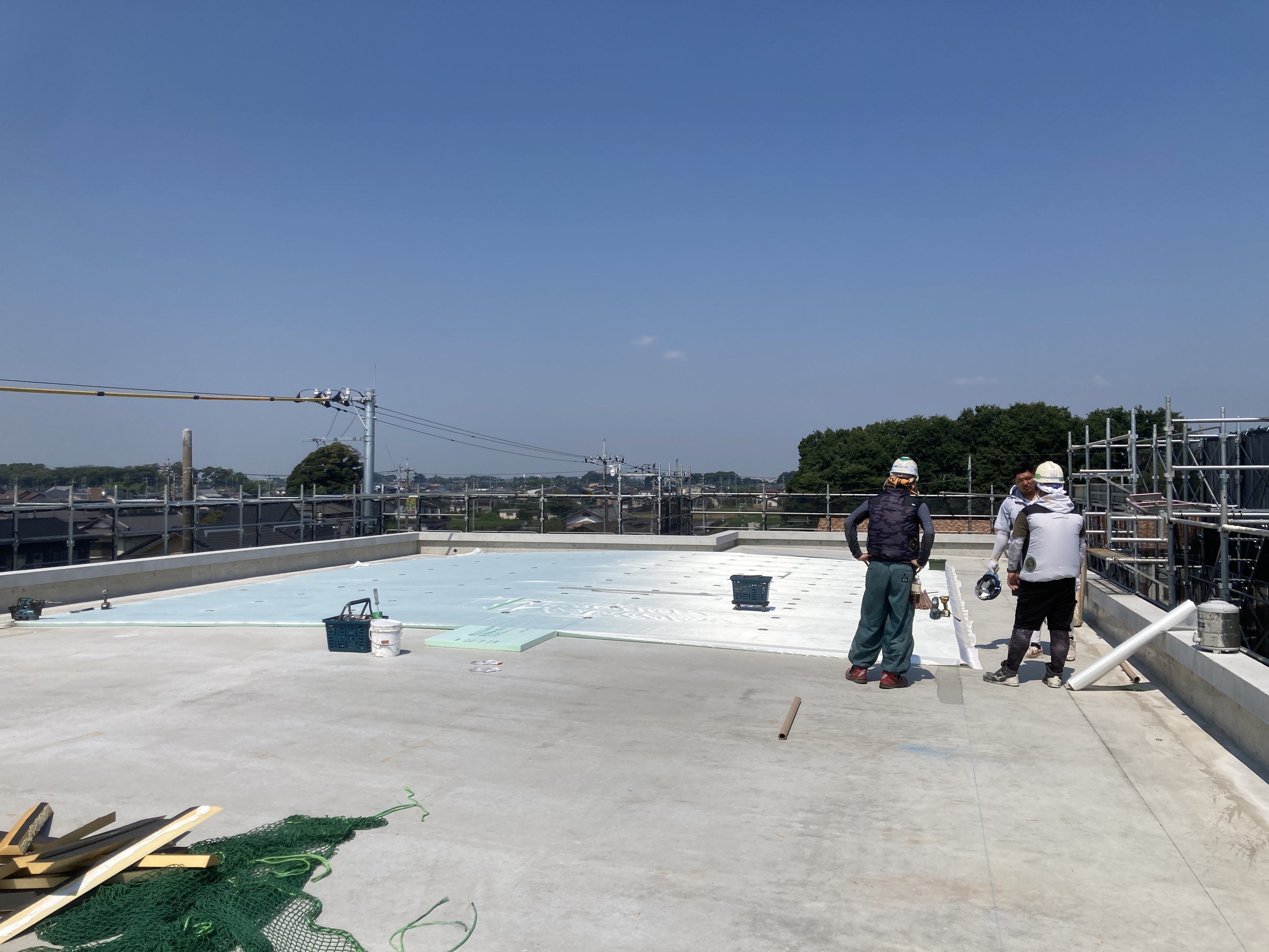 屋根防水部材材料検査3